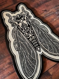 Image 4 of Cicada Woodcut 