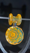 Silver Fume Gem Pendant