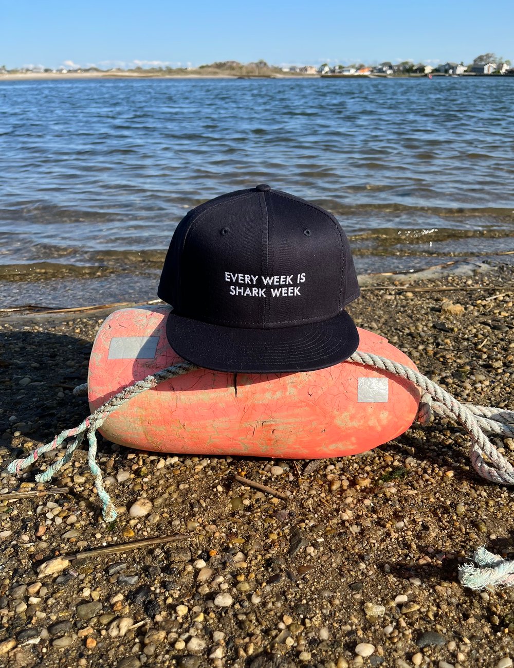 Shark Week Snapback - Navy