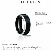 Black rings classic stainless