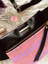 Pink and orange crossbody 