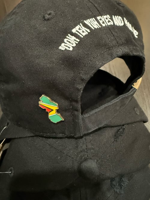 Image of Guyana Flag "WTMC" Logo Dad Hat v2