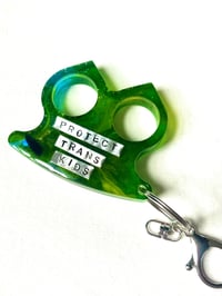 Image 1 of Protect Trans Kids Keychain