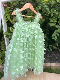 Image 6 of Pink or Green Butterfly Tutu Dress 