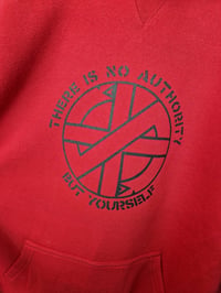 Image 2 of Crass - No Authority - One Off Hoody