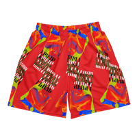Image 1 of MATING SEAON MESH SHORTS RED