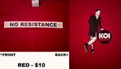 Image of NO RESISTANCE Red t-shirt