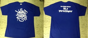 Image of Verbal Threat Tag T-Shirt (Blue)