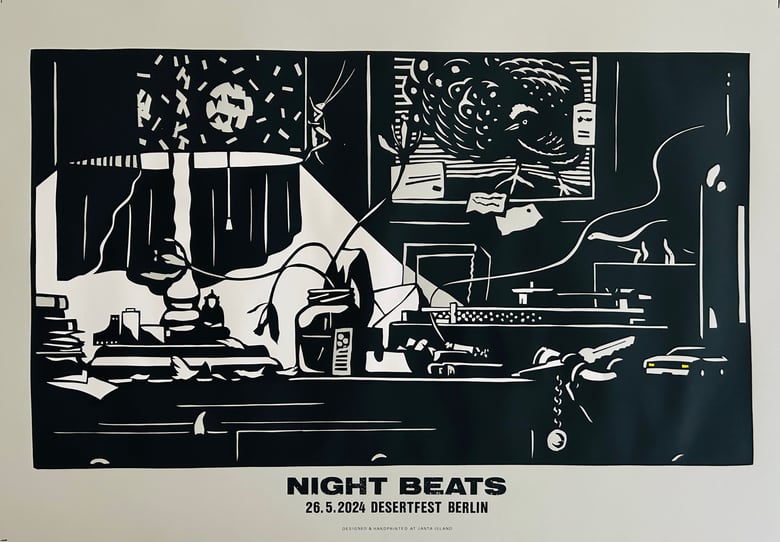 Image of »Night Beats« Gig Poster