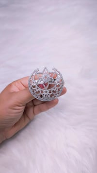 Image 4 of ADB2030-American Diamond Brooch/Saripin
