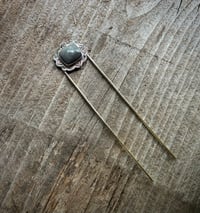 Image 1 of hair fork - gold sheen obsidian