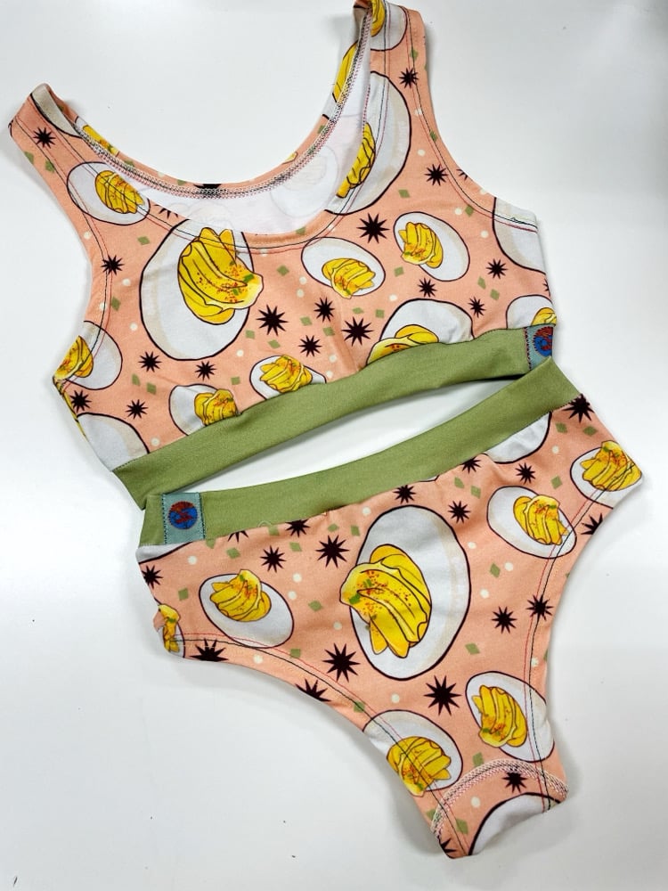 Image of Deviled Egg I'm In Love Bralettes and Daily Tanks- MADE TO ORDER