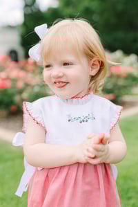 Image 1 of Girl’s Scalloped Maddie Strawberry Collection