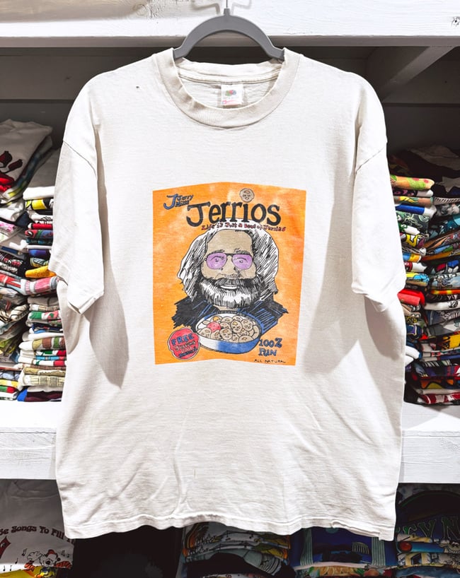 Grateful Dead 80s ‘Jerrios’ Lot T-Shirt - Size XL