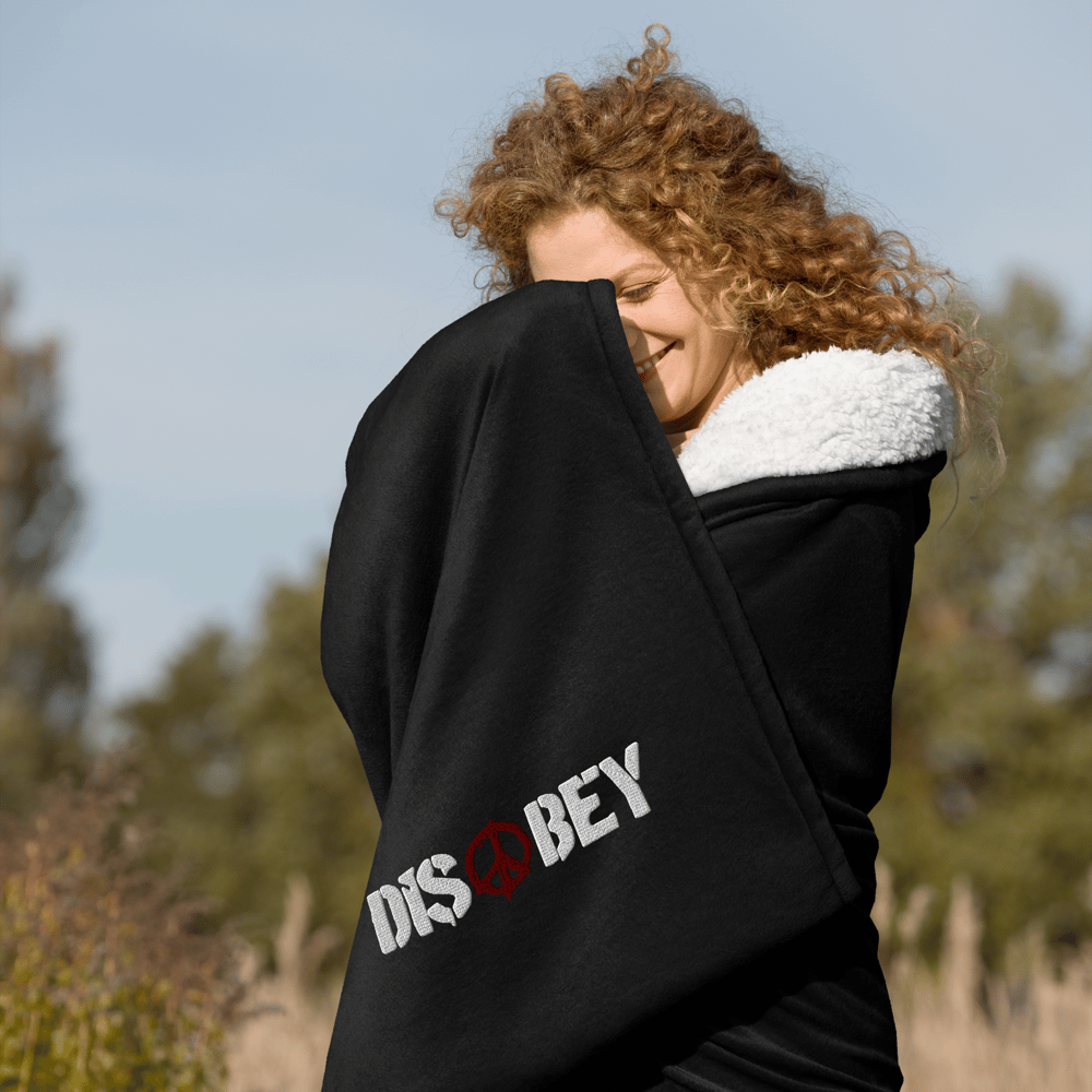 DISOBEY PREMIUM SHERPA BLANKET
