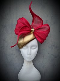 Image 1 of 'Bowie' Hugger in Gold and Red