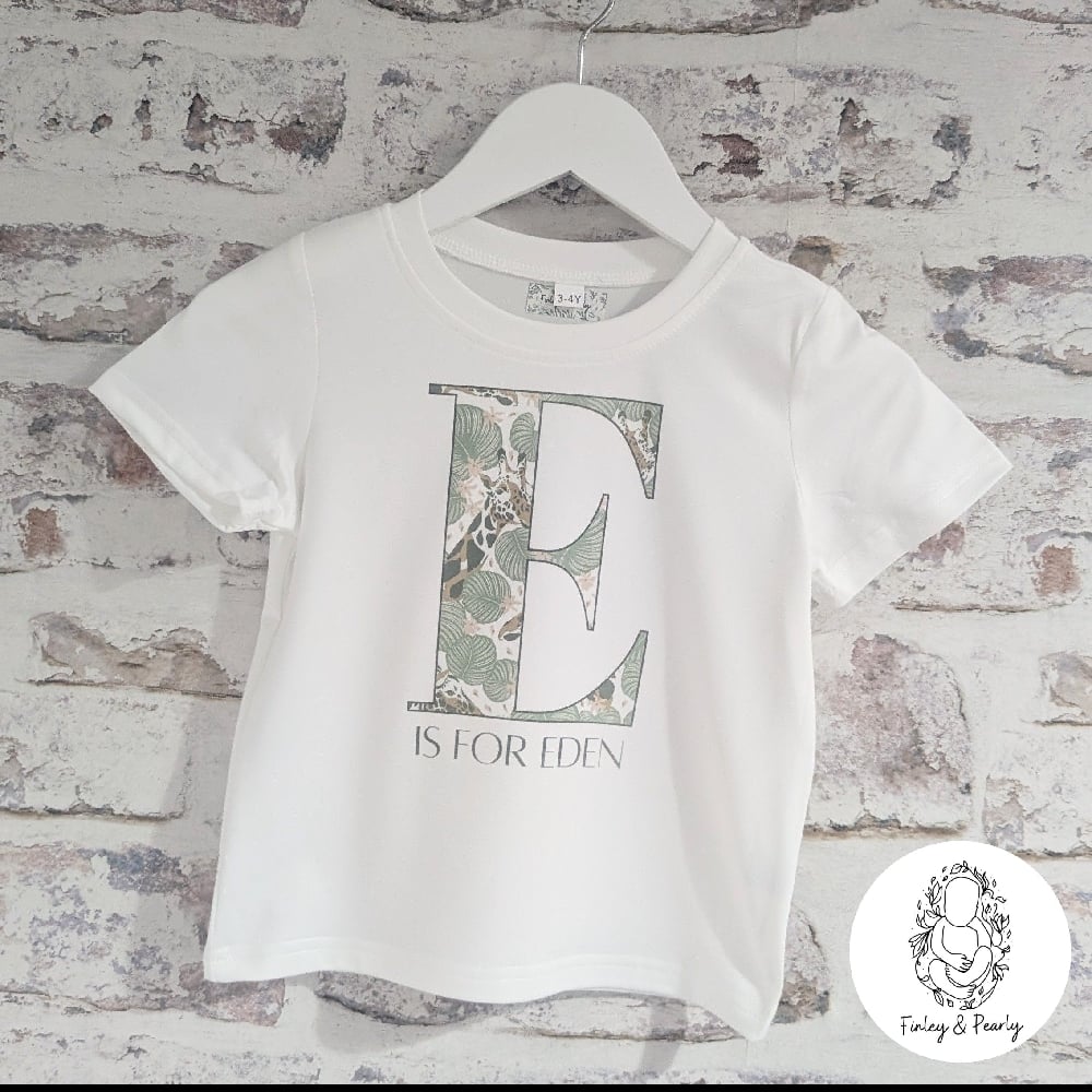 T-SHIRT: Animal Letter