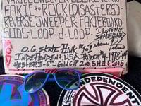 Image 10 of DUANE PETERS TRICK LIST W STICKERS AND SHADES INDY OJ 