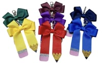 School pencil bag bows