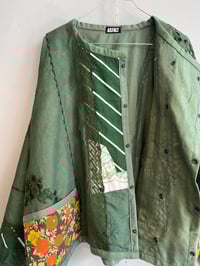 Image 21 of Sunday puzzle jacket, green (xs-xxl)