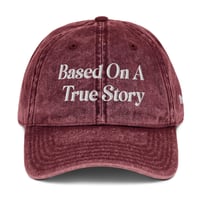 Image 4 of Trubledera Based on a true story Vintage Cotton Twill Cap