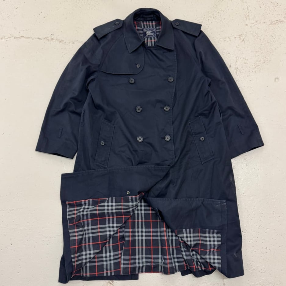 Image of 1980s Burberry Double Breatsed Trench, Size Large - XL