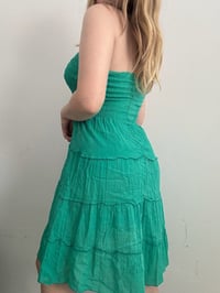 Image 2 of Green dress skirt // 36