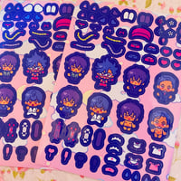 Image 2 of Clearance SK8 sticker sheet