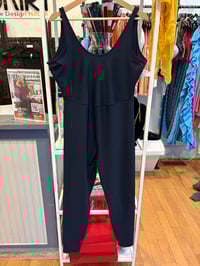 Image 1 of Navy blue on piece workout jumper 