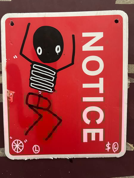 Image of Notice Skel (L)