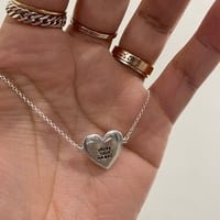Image 1 of big heart necklace