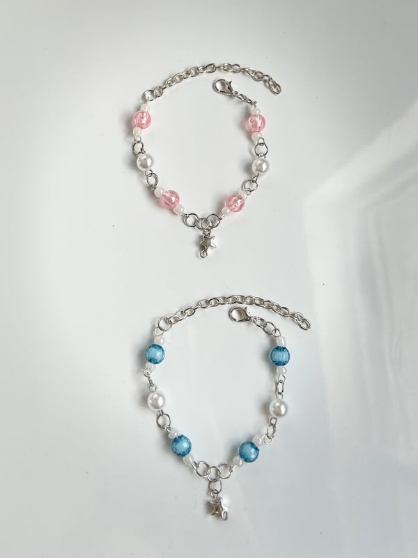 Image of -*~Barbie and Ken bracelet set 