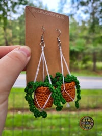 Image 3 of Hanging Plant Earrings (Made To Order) 