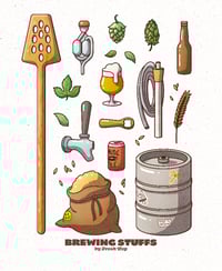Image 2 of Brewing Stuffs - Tee shirt 