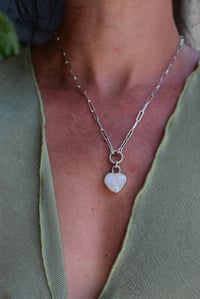 Image 2 of Moonstone Heart Talisman