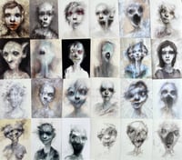 Image 1 of Weary Spirit Portrait Series (print set - pick 3) + surprise stuff