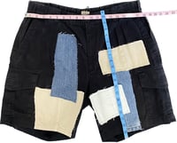 Image 2 of CARGO DENIM PATCHED SHORTS