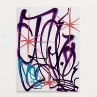 REVOK unique hand sprayed signature Poster 24x36 5