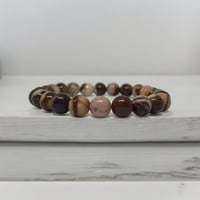 Australian Zebra Jaspers Natural Stone Bracelet