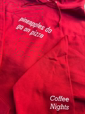 Image of Pineapples Cardinal Red Hoodie