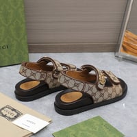 Image 6 of GG Double Strap Sandals 