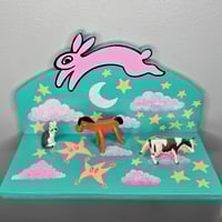 Image 1 of Bunny Dreams Trinket Shelf
