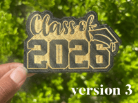 Image 4 of Class Of 2026 Hat Patch / Custom Colors