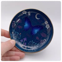 Image 4 of Midnight Moth Ceramic Trinket Tray