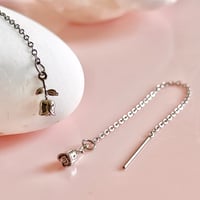 Image 1 of Rose threaders - silver