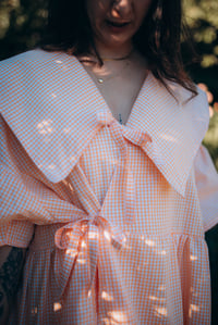 Image 7 of Blouse Chihiro [vichy pêche]