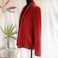 Image 4 of Vintage Velvet Luxe Wrap Jacket -  M/L