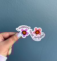 I Support Local Artists Sticker