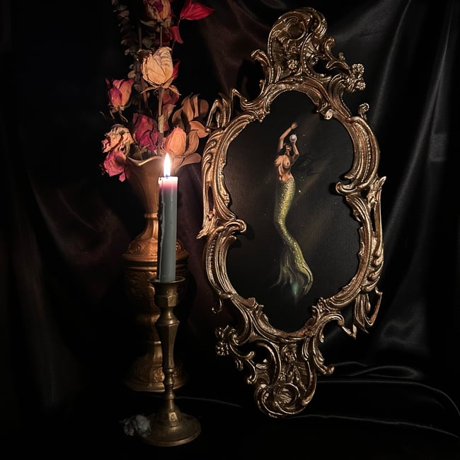 Custom Rustic Ornate Framed Canvas Print (Choose Your Print)