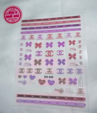 Chanel bow p/p sticker